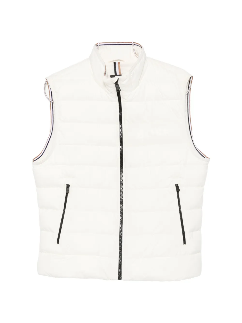 BOSS quilted gilet - Weiß