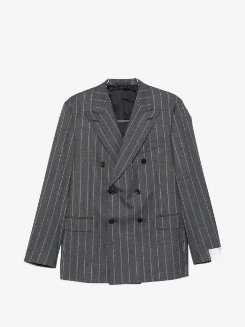 Caruso pinstriped double-breasted suit