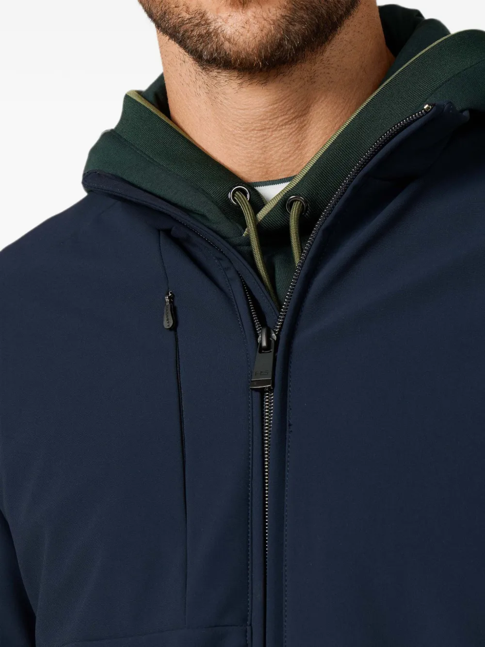 Hackett London Softshell bomberjack Blauw