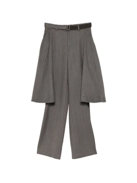 sacai Herringbone suiting trousers