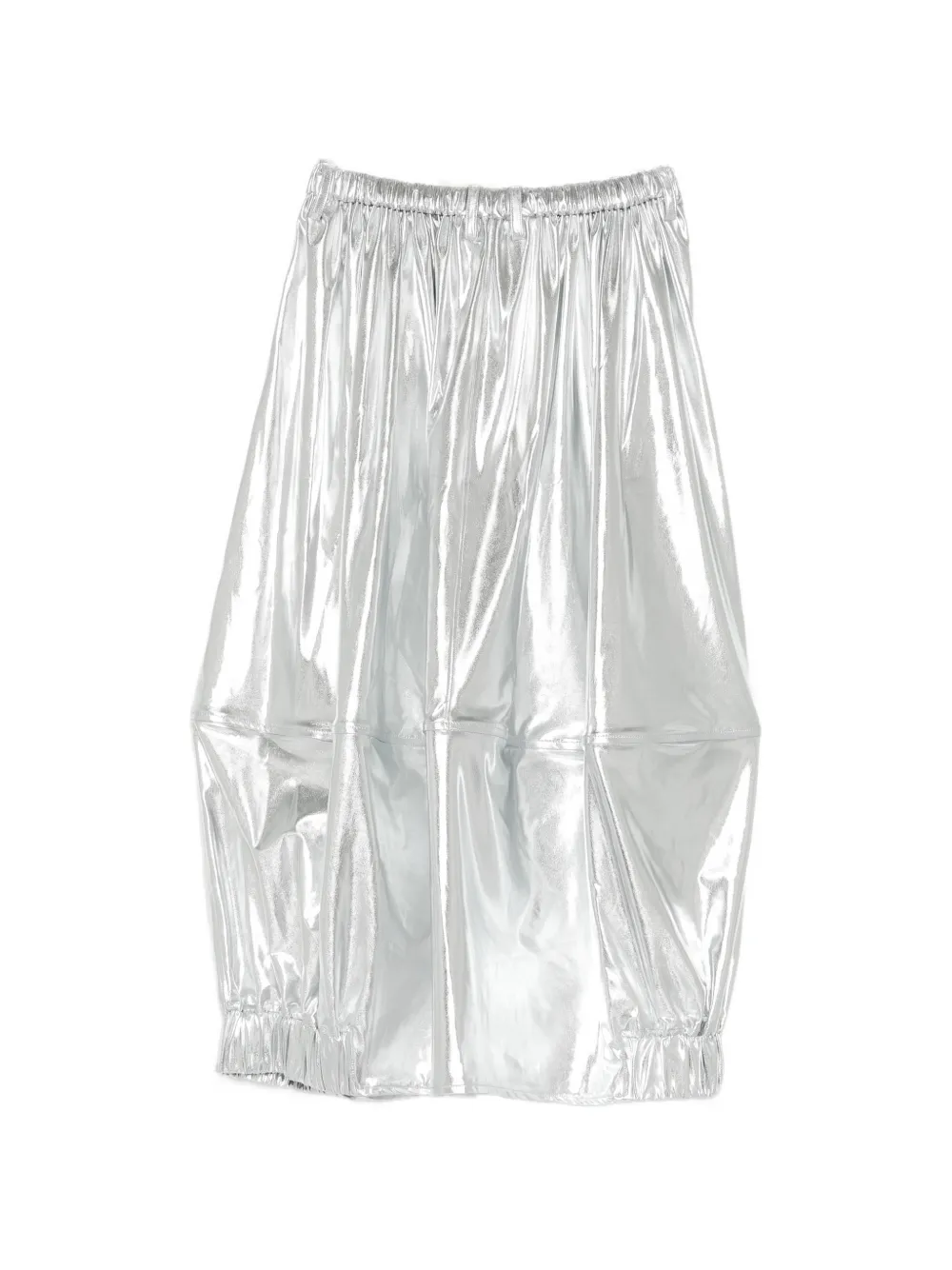 Melitta Baumeister Metallic kokerrok Zilver