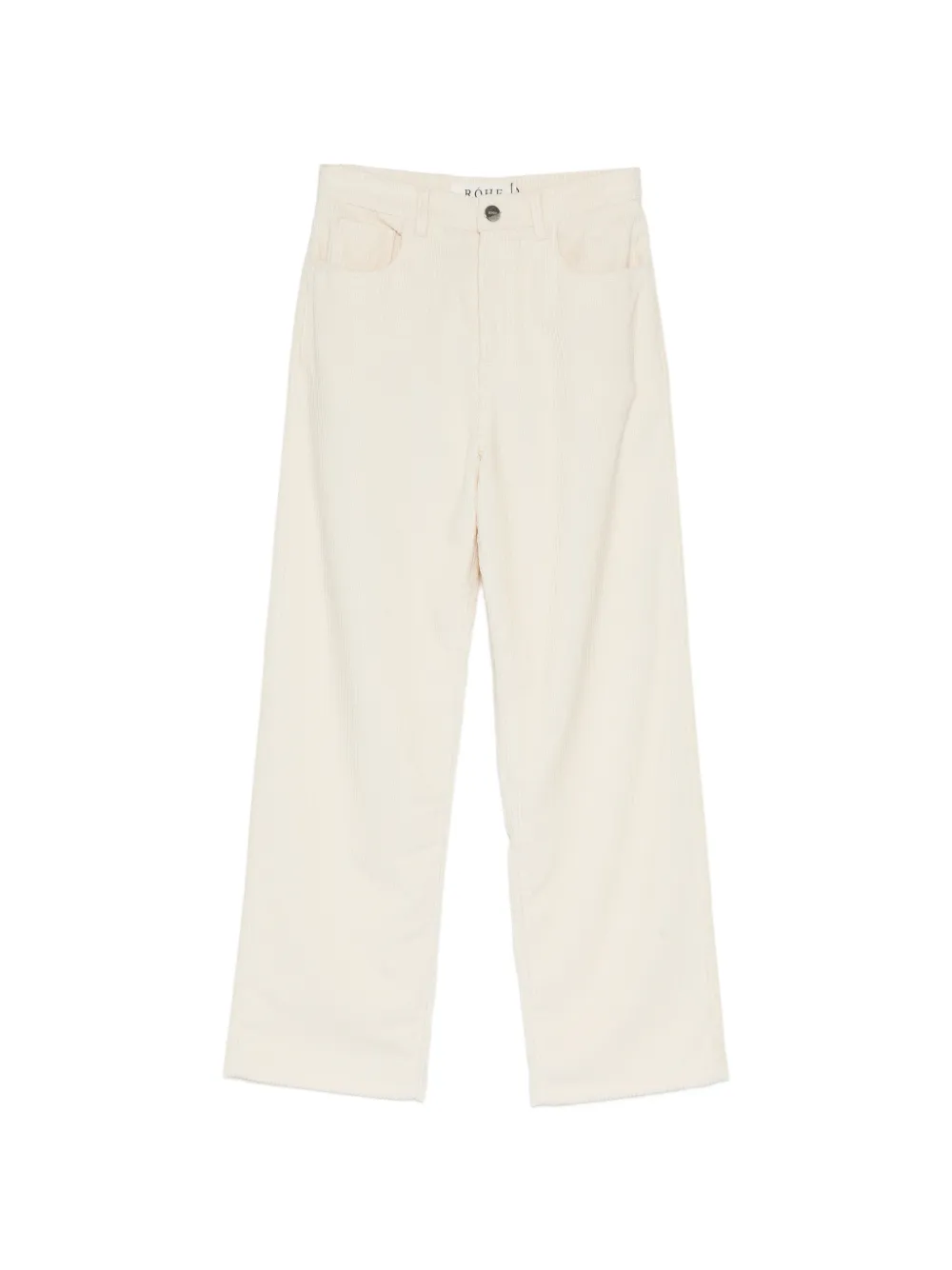 Róhe corduroy-effect straight-leg trousers