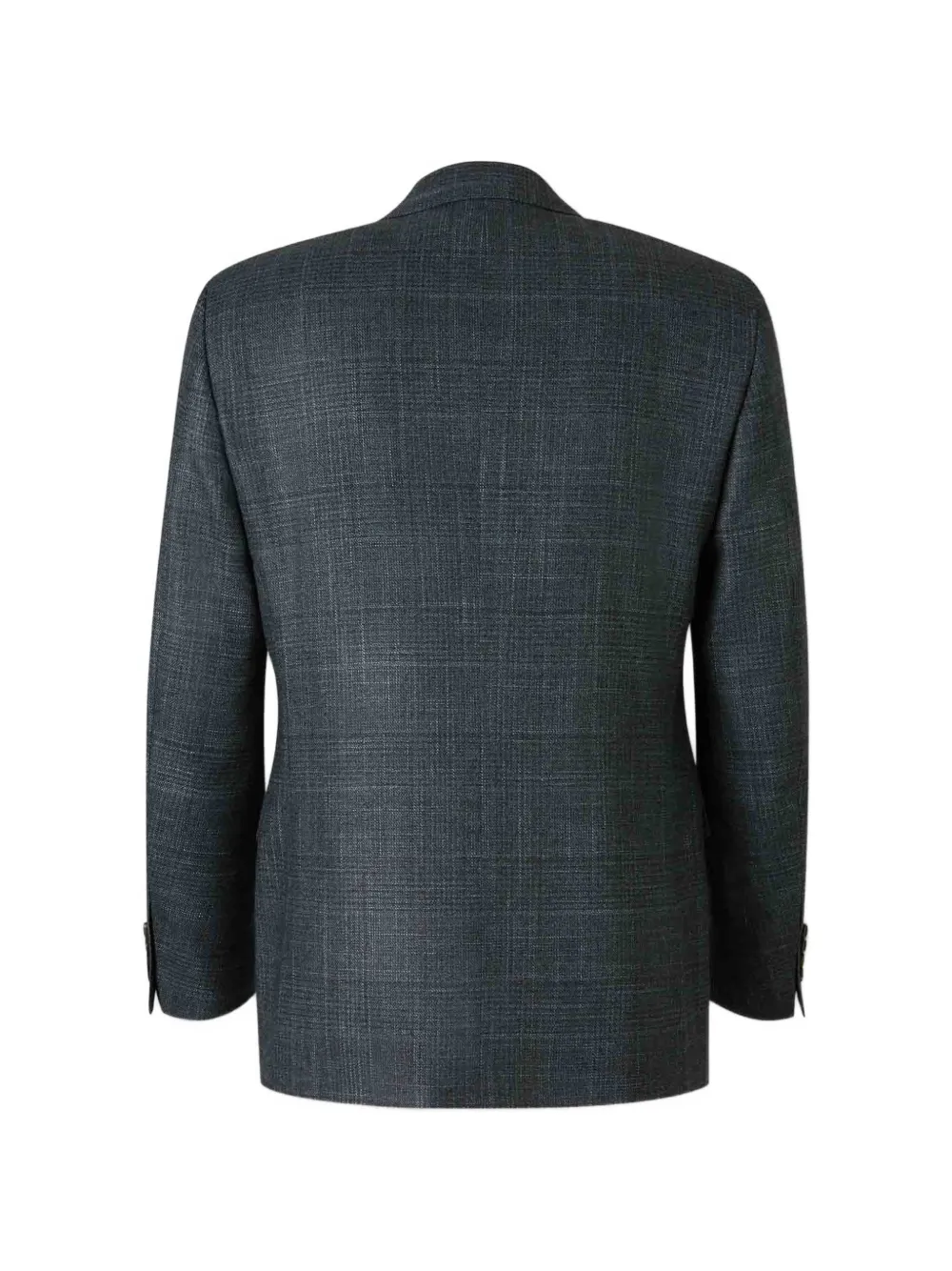 Canali checked single-breasted jacket Grijs