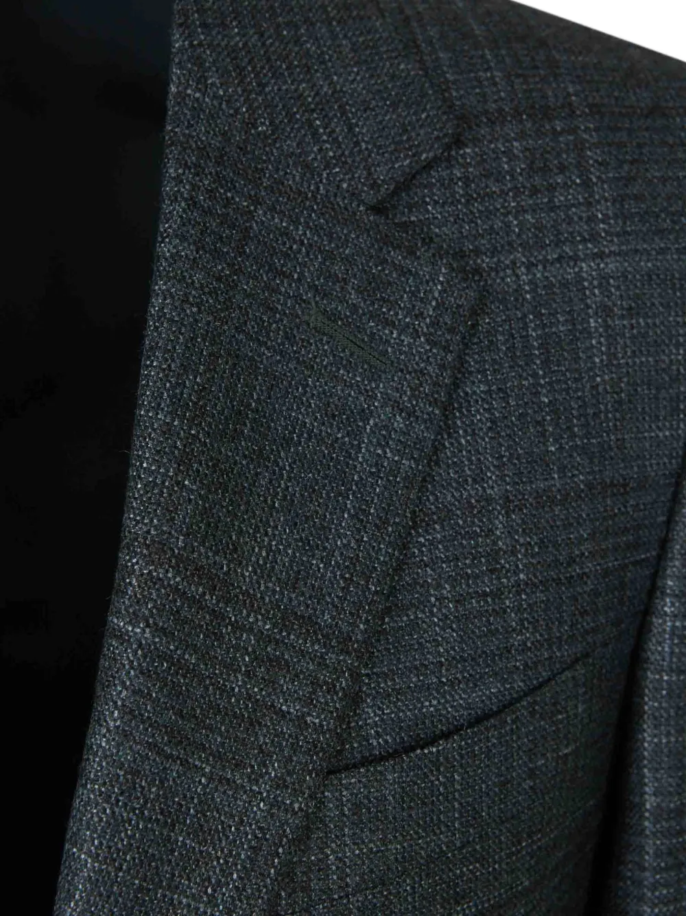 Canali checked single-breasted jacket Grijs