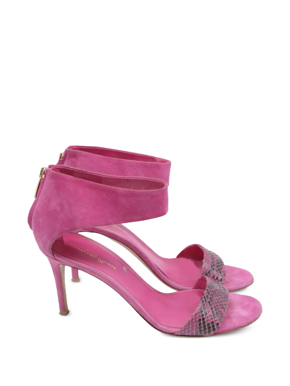 Gianvito Rossi ankle-strap open-toe sandals - Rosa