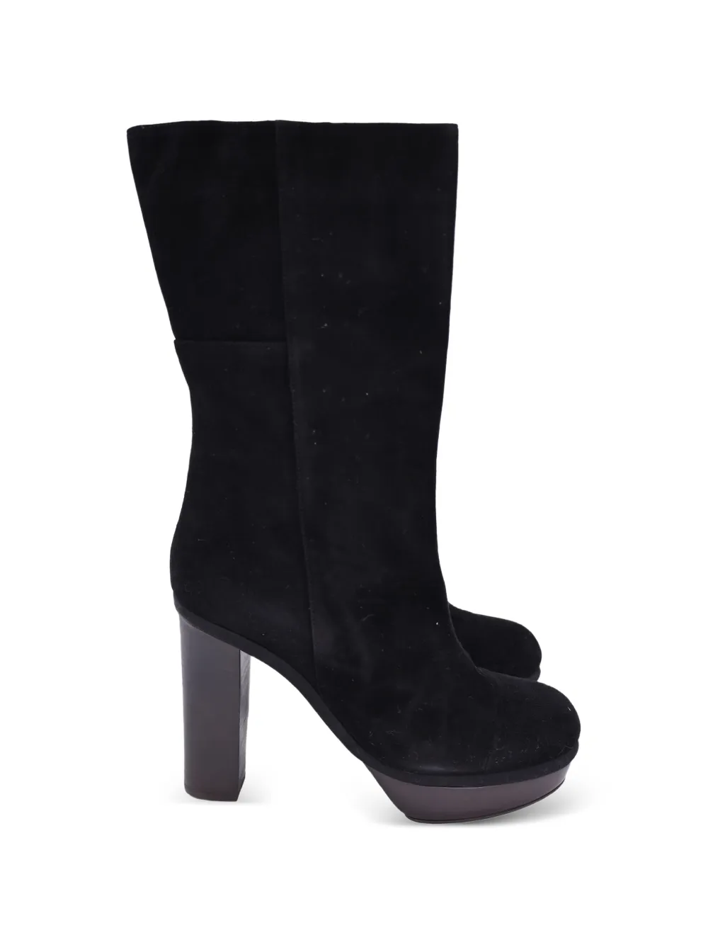Marni Pre-Owned bottines à semelle plateforme et bout rond - Noir Marni Pre-Owned bottines à semelle plateforme et bout rond - Noir
