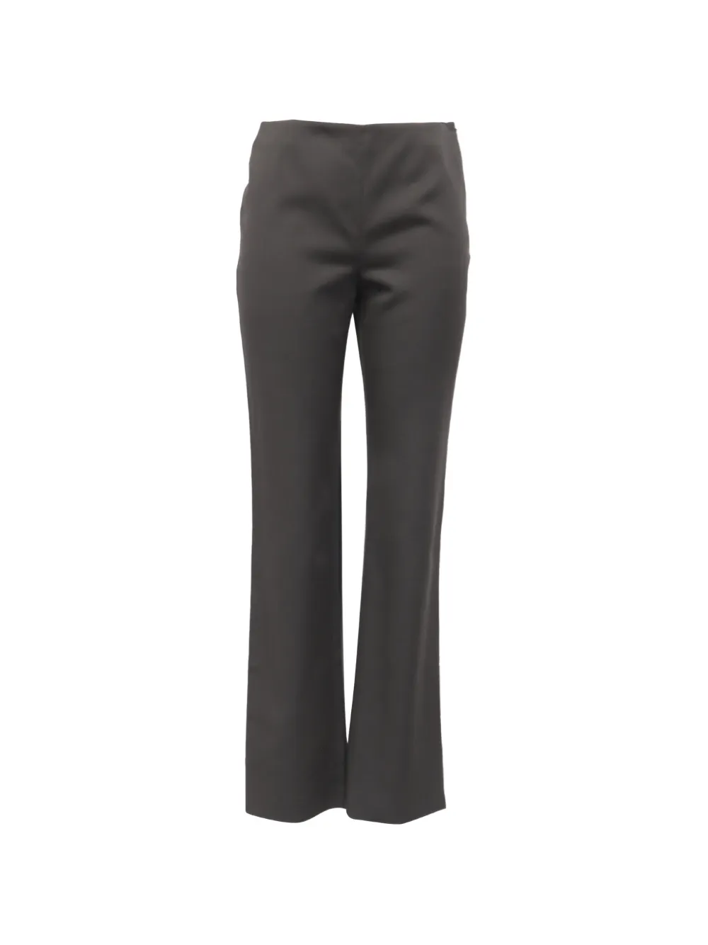 Emporio Armani Pre-Owned high-waist tailored trousers - Verde