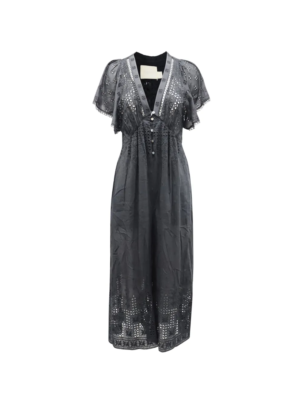 ZIMMERMANN Harlequin broderie-anglaise jumpsuit - Grigio
