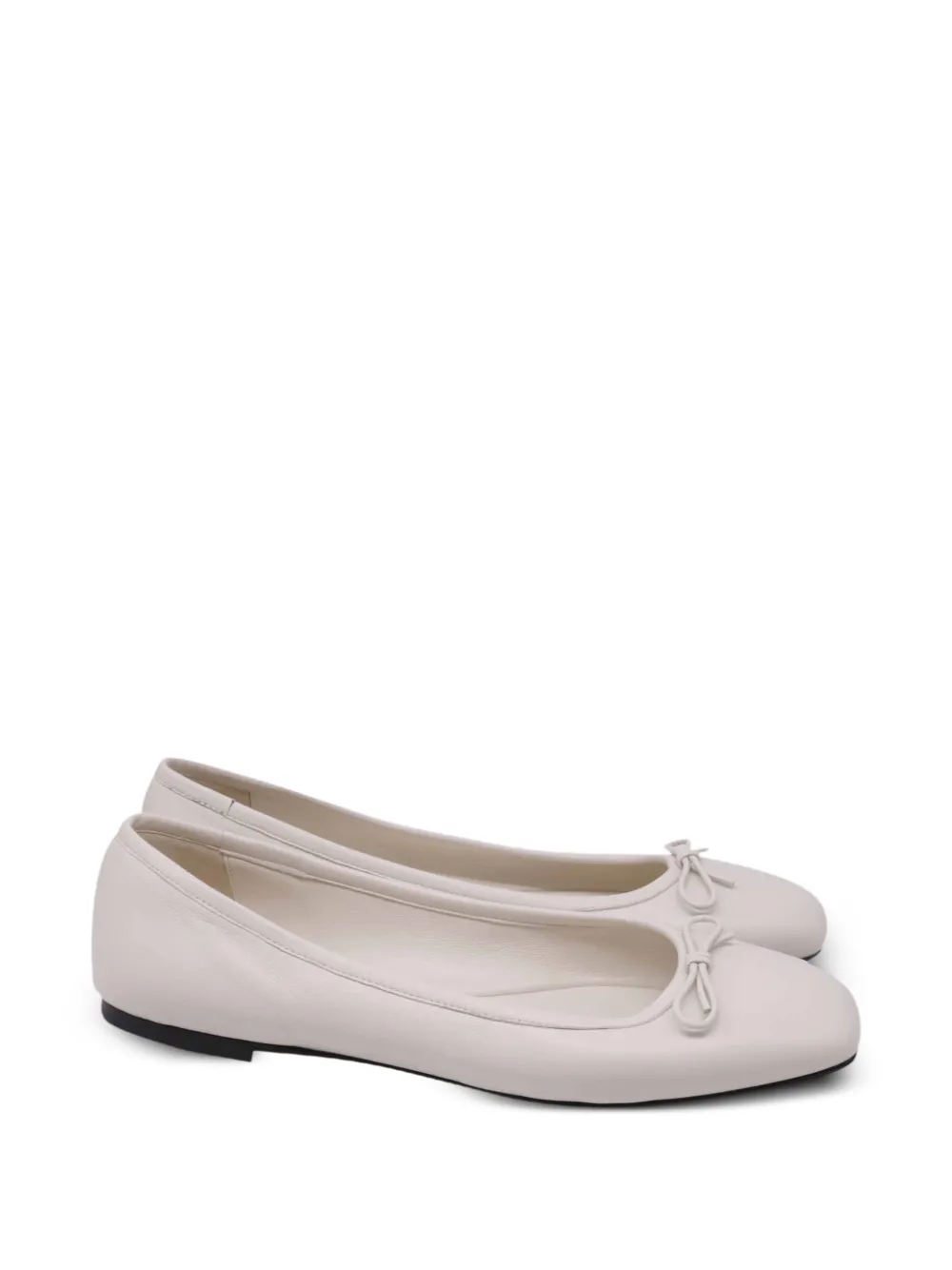 Jimmy Choo Pre-Owned ballerines Elme à nœud (années 2020) - Blanc Jimmy Choo Pre-Owned ballerines Elme à nœud (années 2020) - Blanc