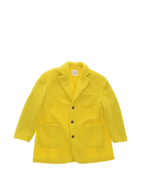 Douuod Kids single-breasted patch-pocket coat