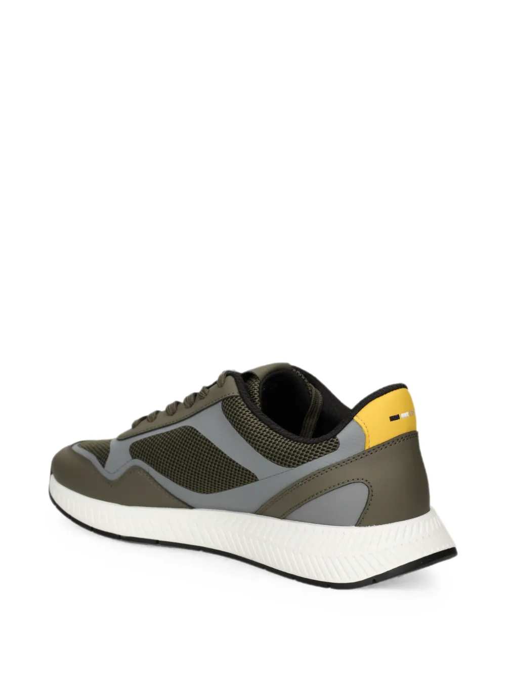 BOSS logo-print sneakers Groen