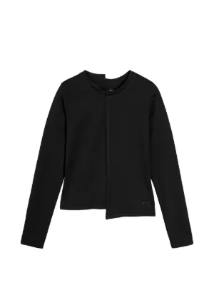 Sacai button-up Twill Shirt | Black | FARFETCH