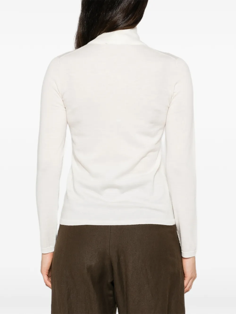 Max Mara Kasjmier coltrui Wit