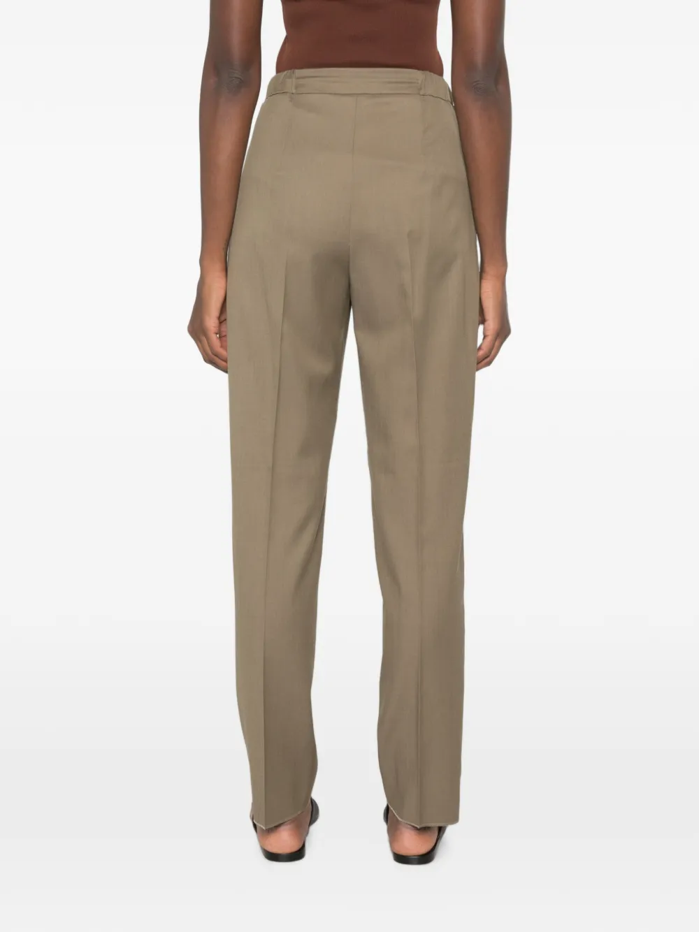 Max Mara Broek met trekkoord Bruin