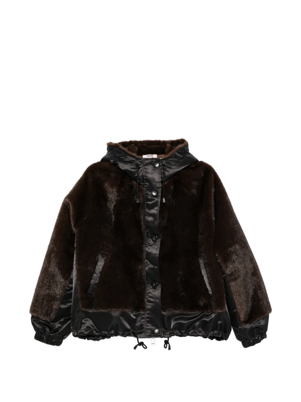 VALENTINI 1972 zip-fastening hooded jacket