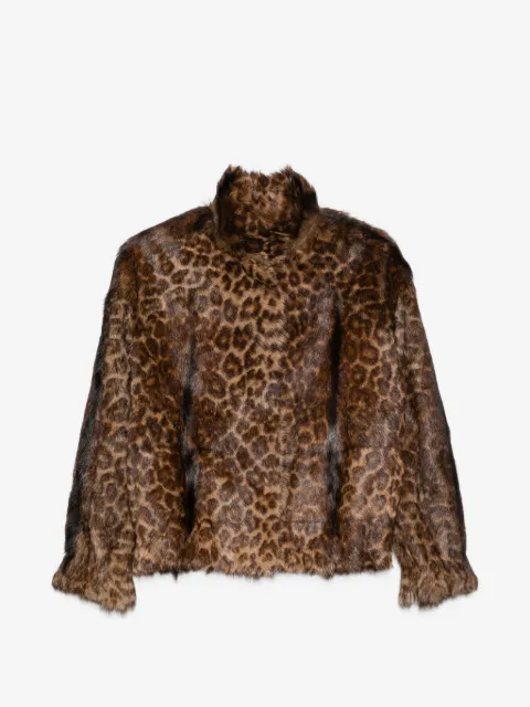 Salvatore Santoro leopard-print long-sleeve jacket