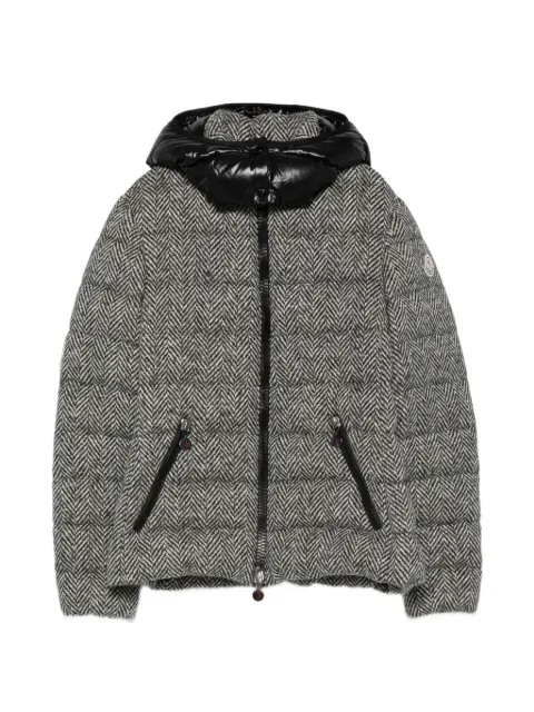 Moncler Vintage 2010s herringbone puffer jacket
