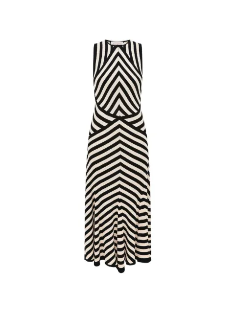ZIMMERMANN Valiant Deco stripe midi dress