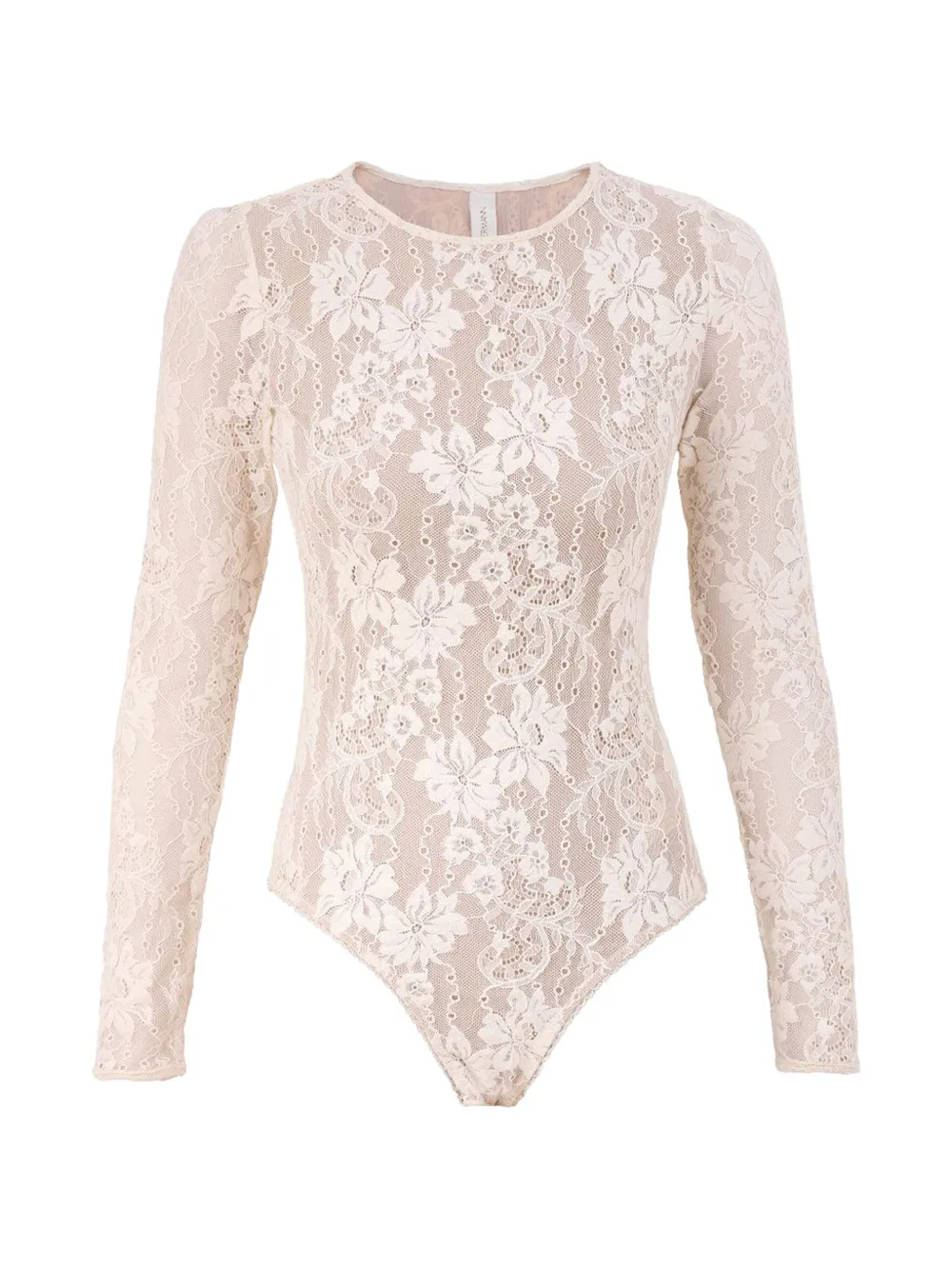 ZIMMERMANN lacebodysuit - Nude