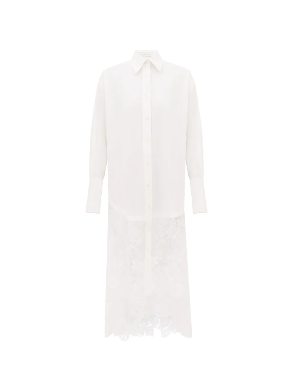 ZIMMERMANN Valiant lace tunic shirt - Weiß