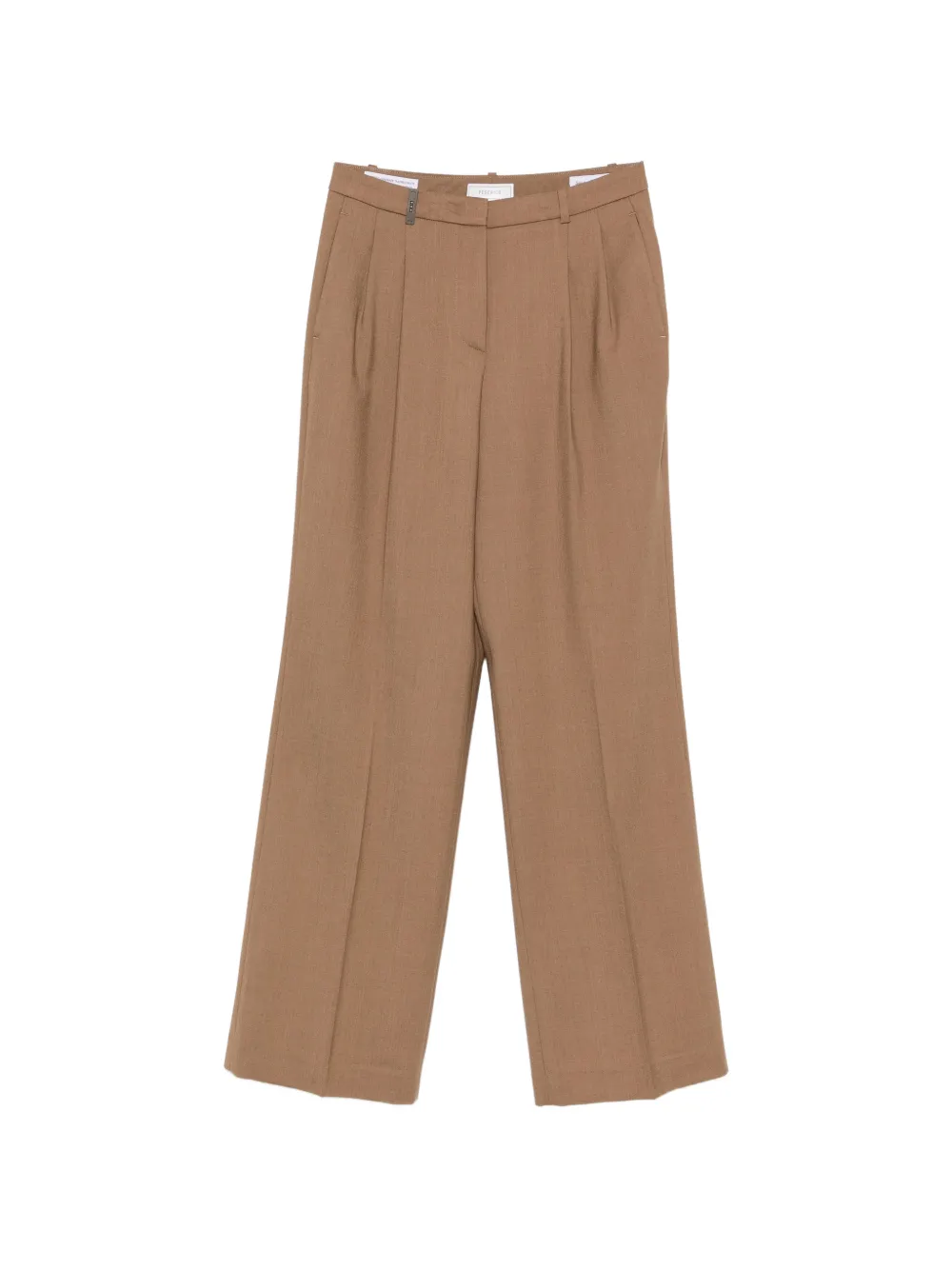 Peserico pleated straight-leg trousers