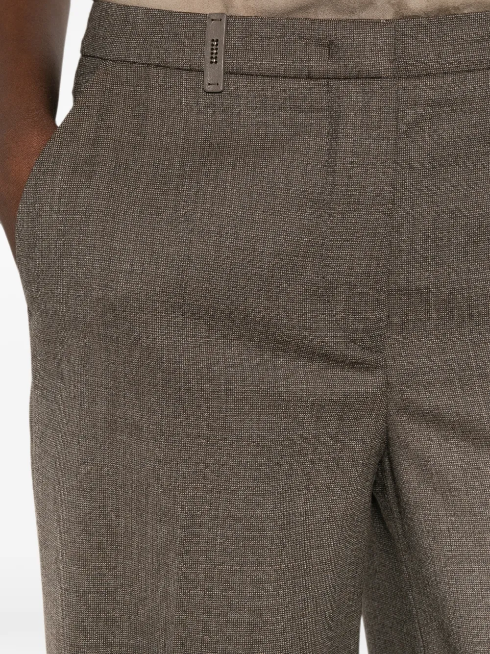 Peserico Geplooide broek Grijs