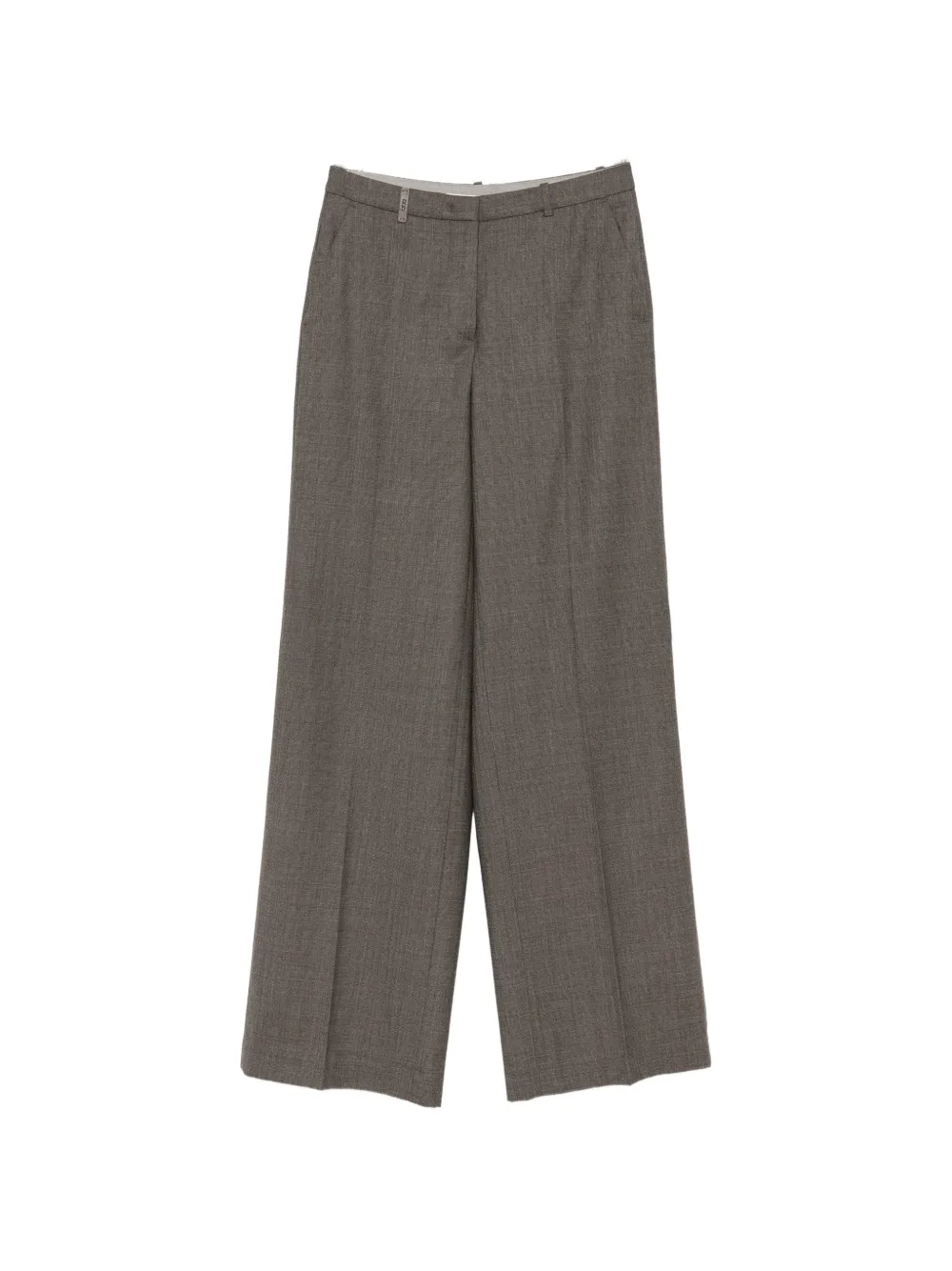 Peserico pressed-crease trousers - Grigio
