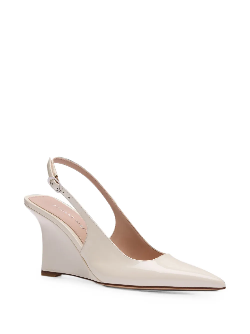 Stuart Weitzman Vinnie wedge sandals Beige