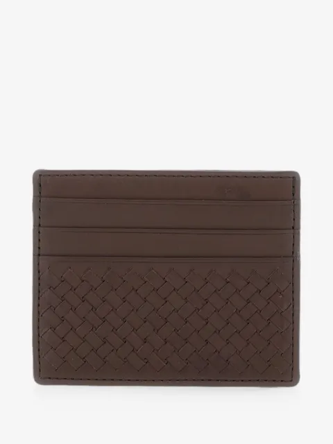 DRAGON DIFFUSION woven leather card holder