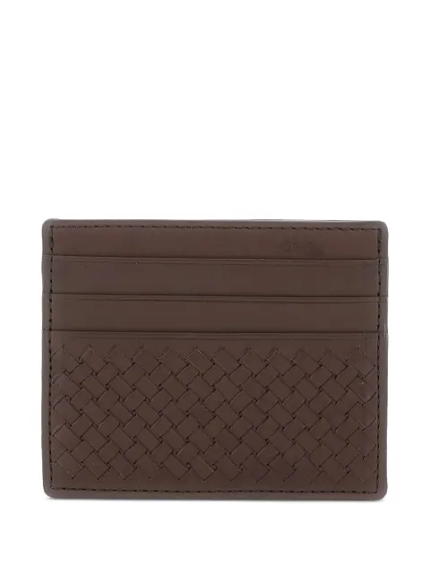 DRAGON DIFFUSION woven leather card holder