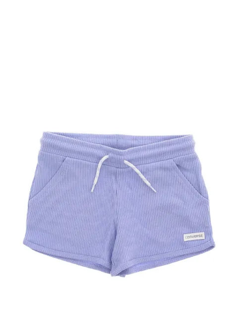 Converse Kids ribbede shorts med elastiklinning