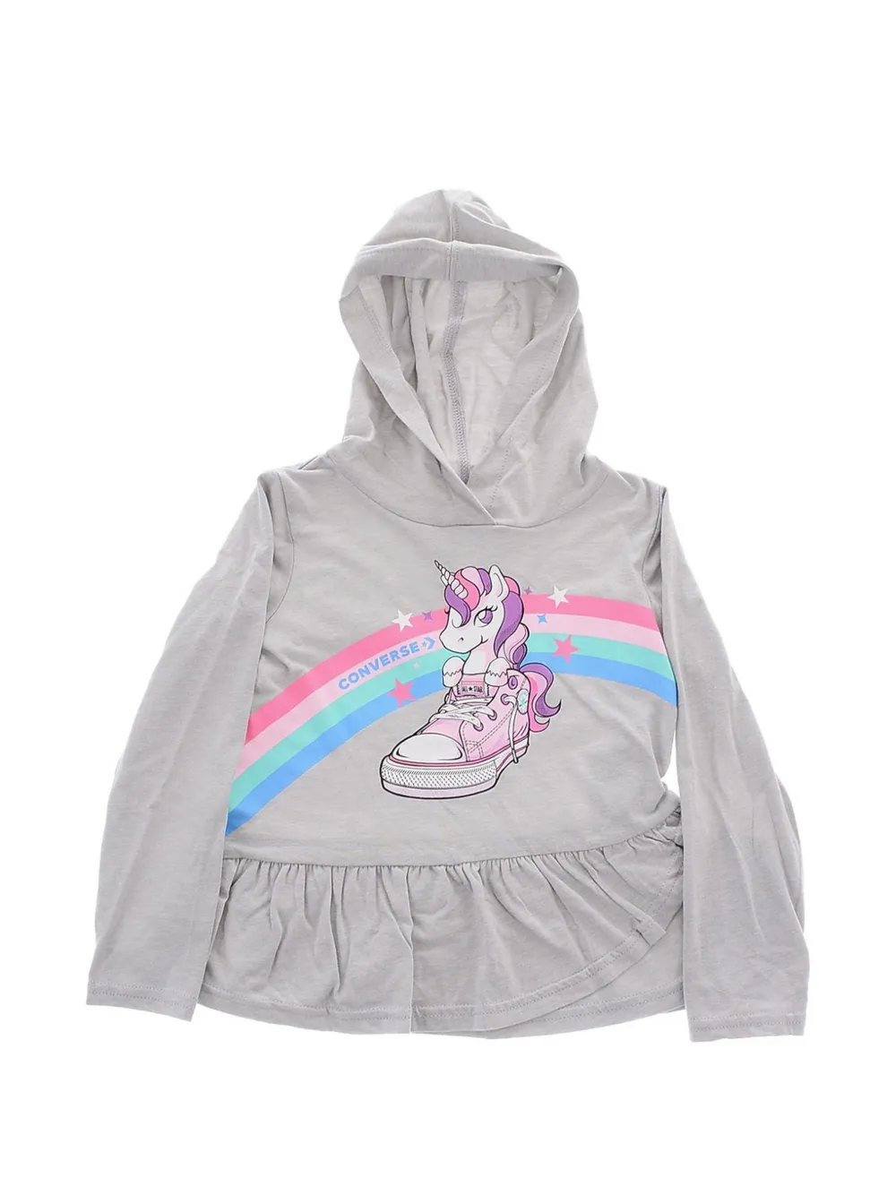 Converse Kids unicorn print tracksuit Grijs