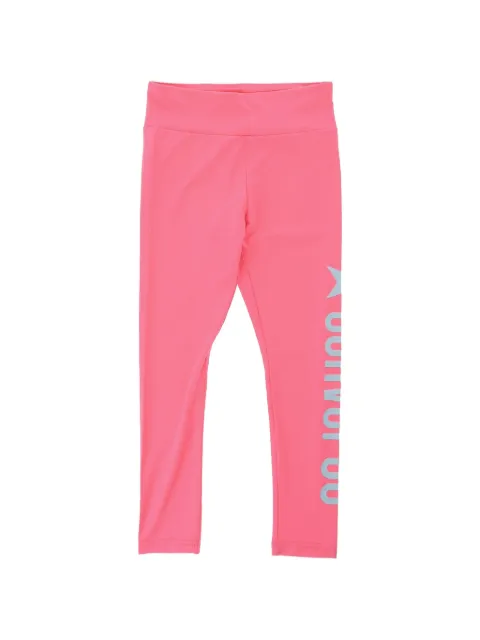 Converse Kids logo-print high-waisted leggings