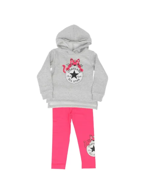 Converse Kids logo-print tracksuit set