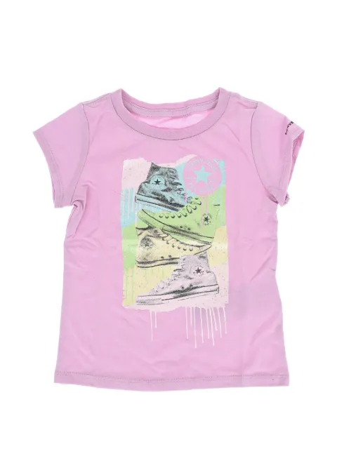 Converse Kids All Star Chuck Taylor logo-print T-shirt