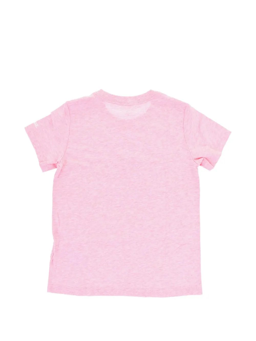 Converse Kids logo-print short-sleeve T-shirt Roze