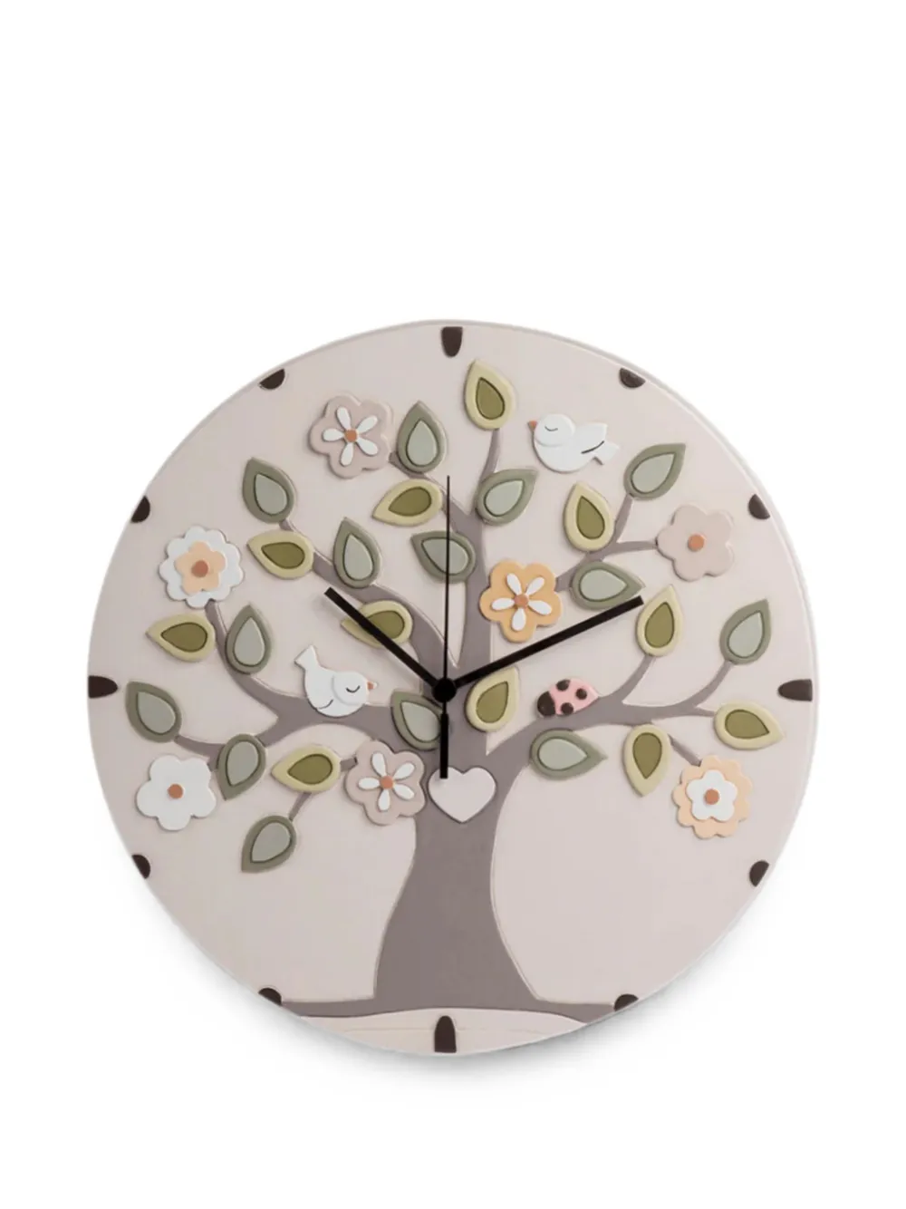 EGAN Tree Of Life wall clock (29cm) - Nude