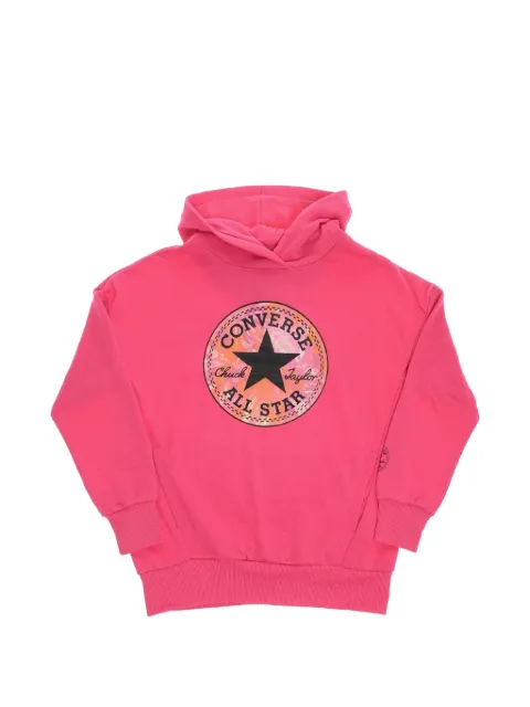 Converse Kids logo-print hoodie