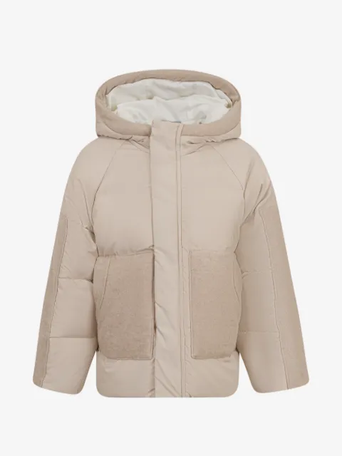 Eleventy Kids hooded padded jacket