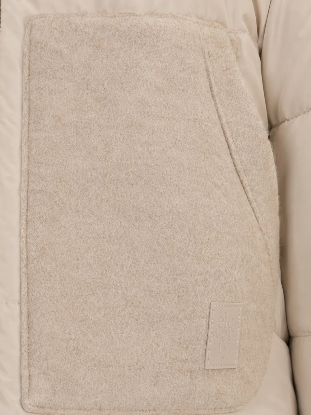 Eleventy Kids Gewatteerd jack Beige