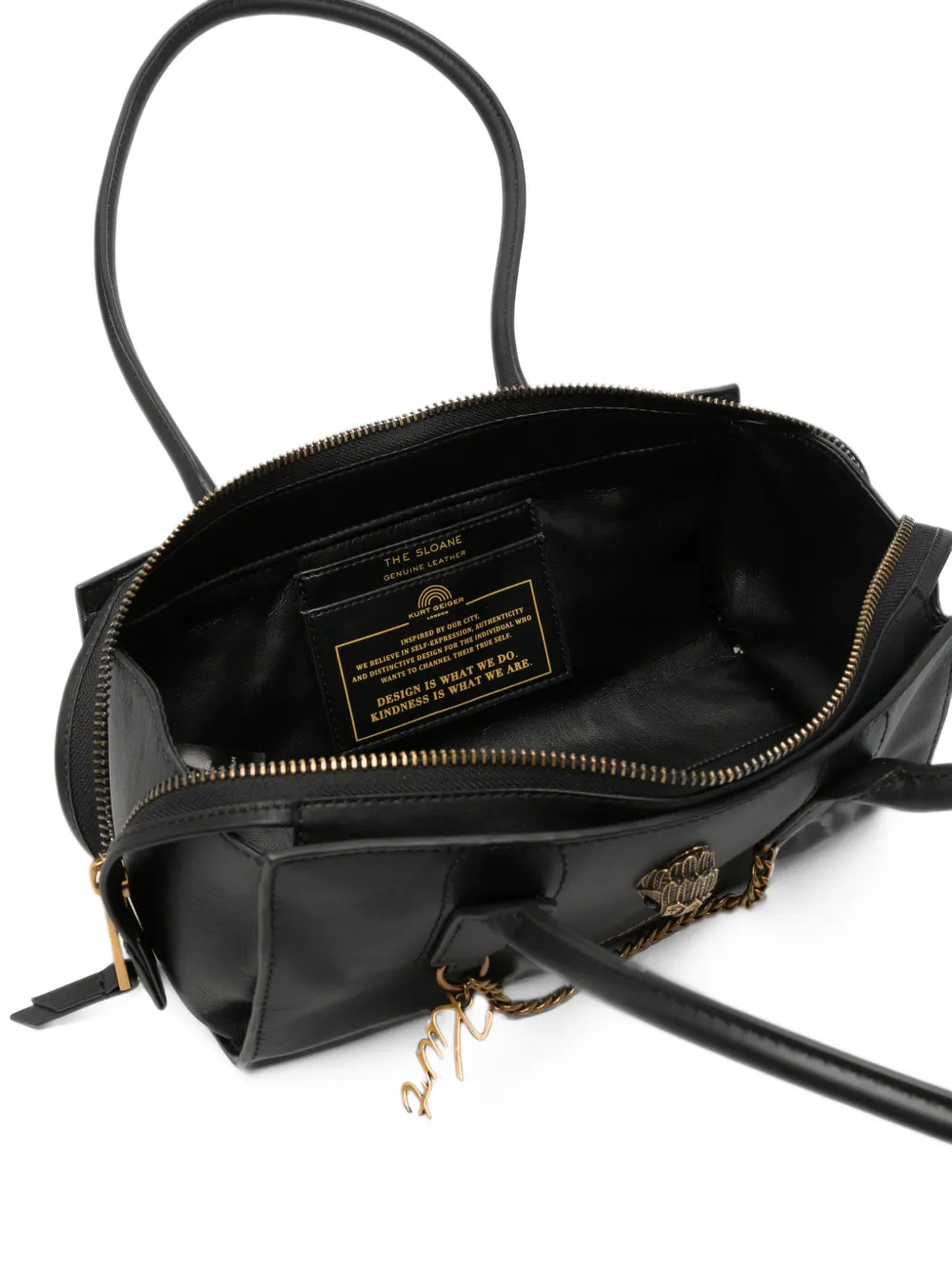 Kurt Geiger London Sloane Eastwest schoudertas Zwart