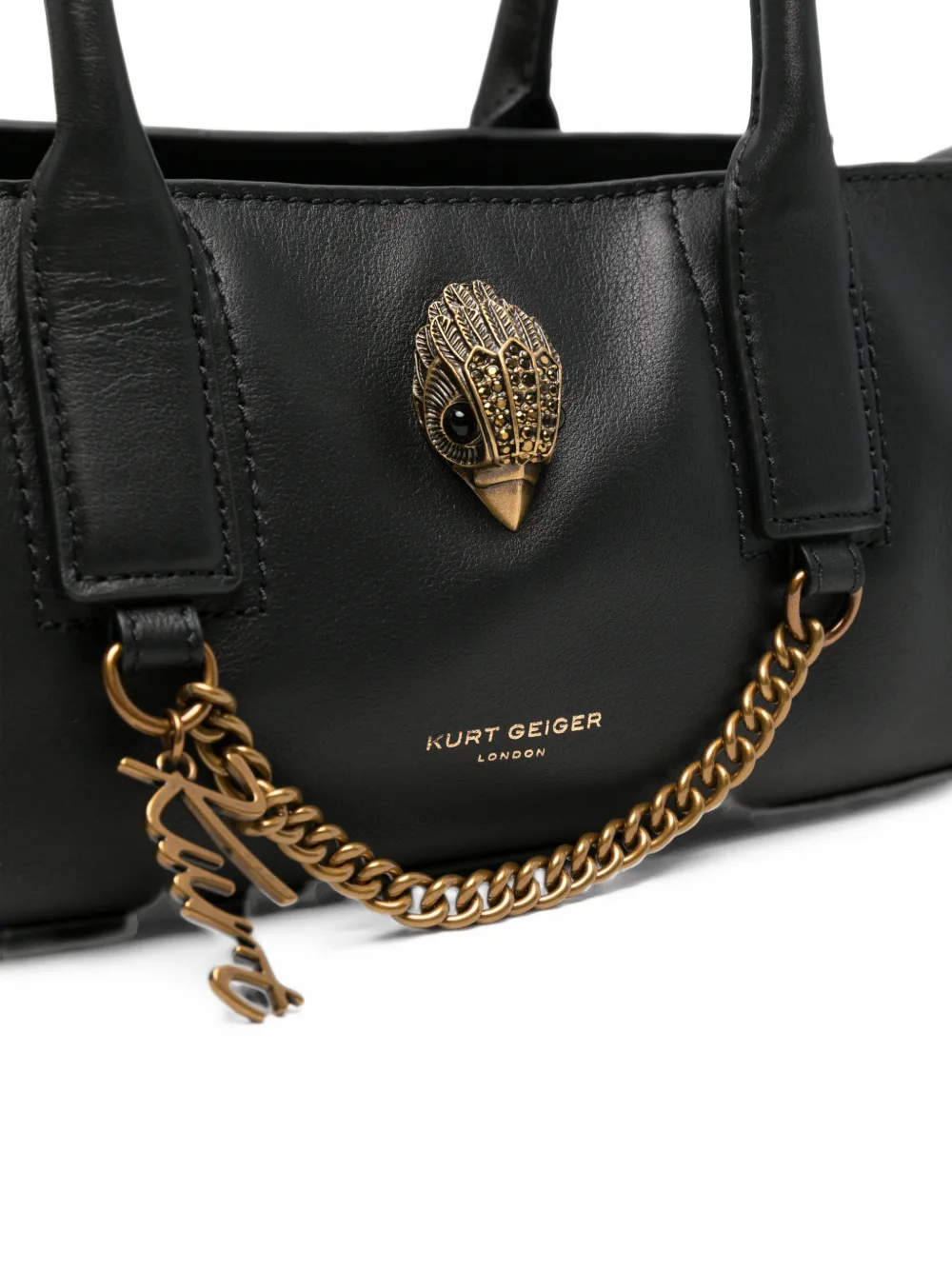 Kurt Geiger London Sloane Eastwest schoudertas Zwart