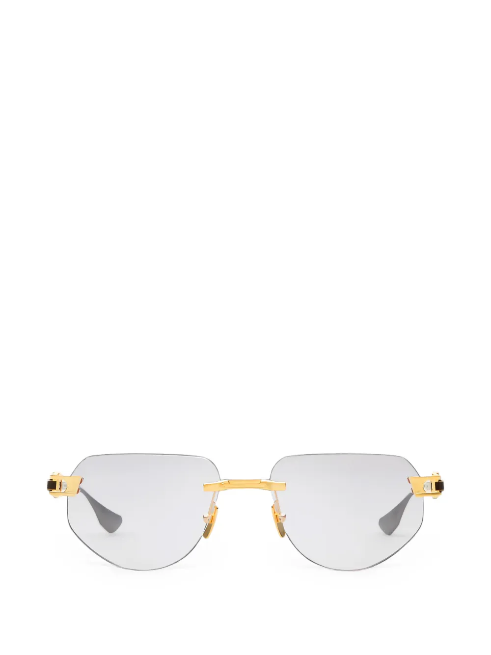 Dita Eyewear Grand-Imperyn rimless geometric-frame sunglasses - Oro