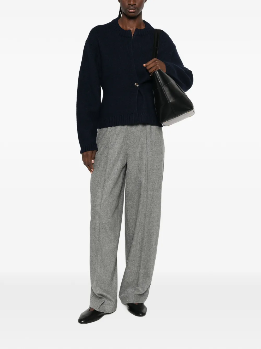 Fabiana Filippi Geplooide pantalon Grijs