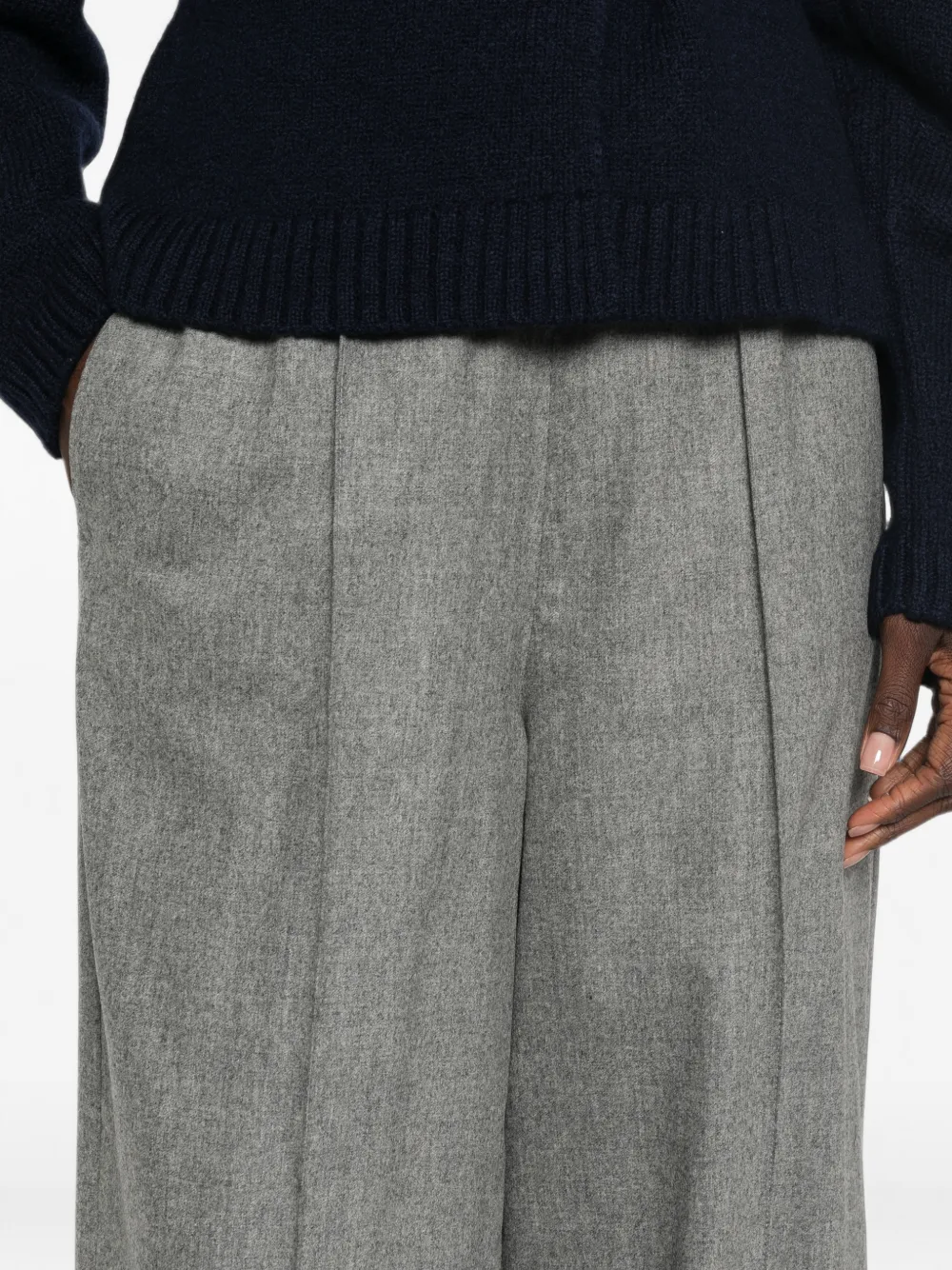 Fabiana Filippi Geplooide pantalon Grijs