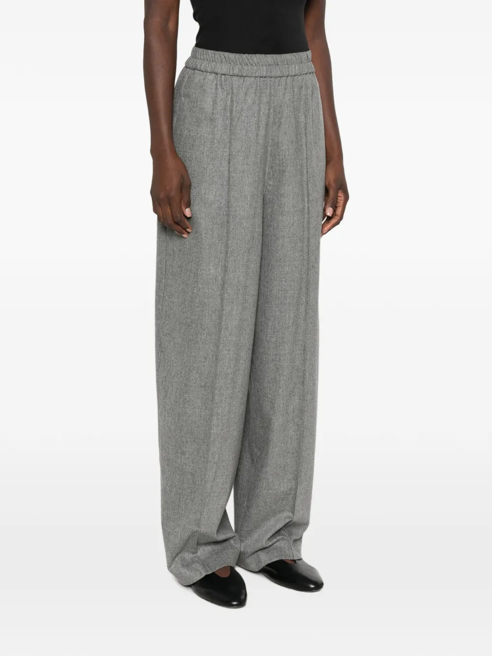 Fabiana Filippi Geplooide pantalon Grijs