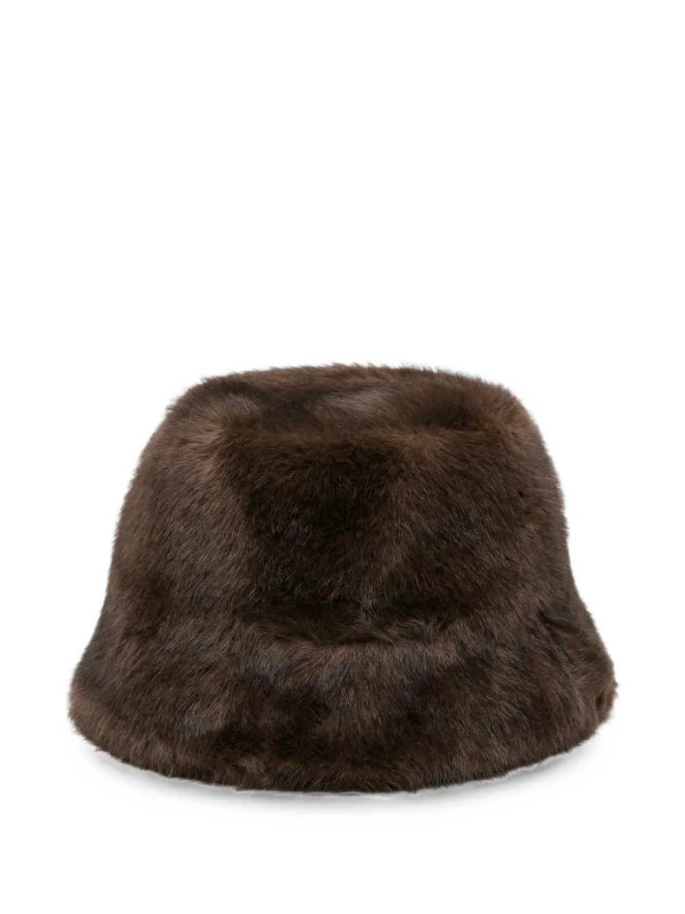 P.A.R.O.S.H. faux-fur bucket hat - Braun