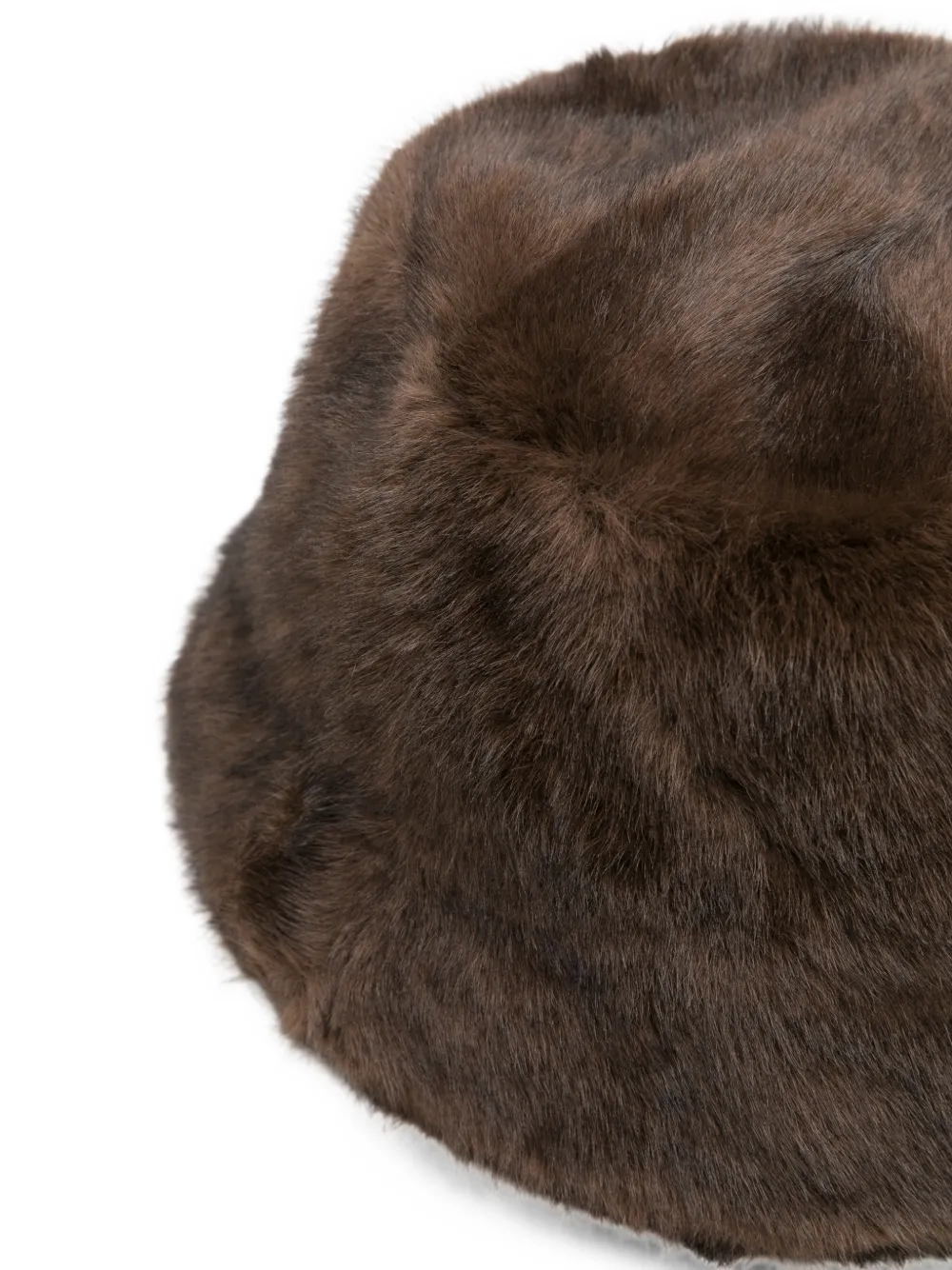 P.A.R.O.S.H. Vissershoed met imitatiebont Bruin