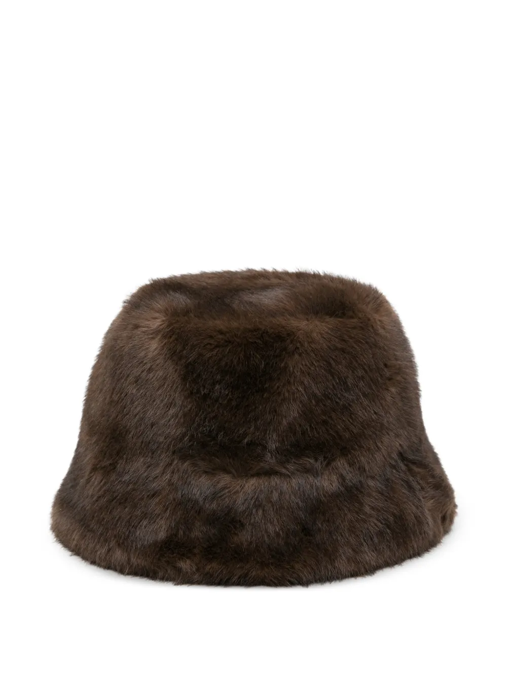 P.A.R.O.S.H. faux-fur bucket hat - Marrone
