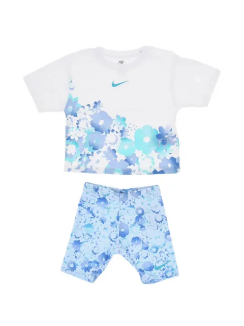 Nike Kids shortssæt med blomstertryk